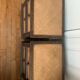 Tables de chevet - Bois exotique et rotin