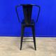H75 Black Stool Large back - Tolix