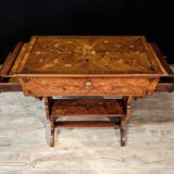 Louis XV Style Middle Side Table In Marquetry