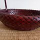 Japanese woven bamboo basket. Ikebana