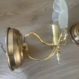 Pair of vintage shell wall lights
