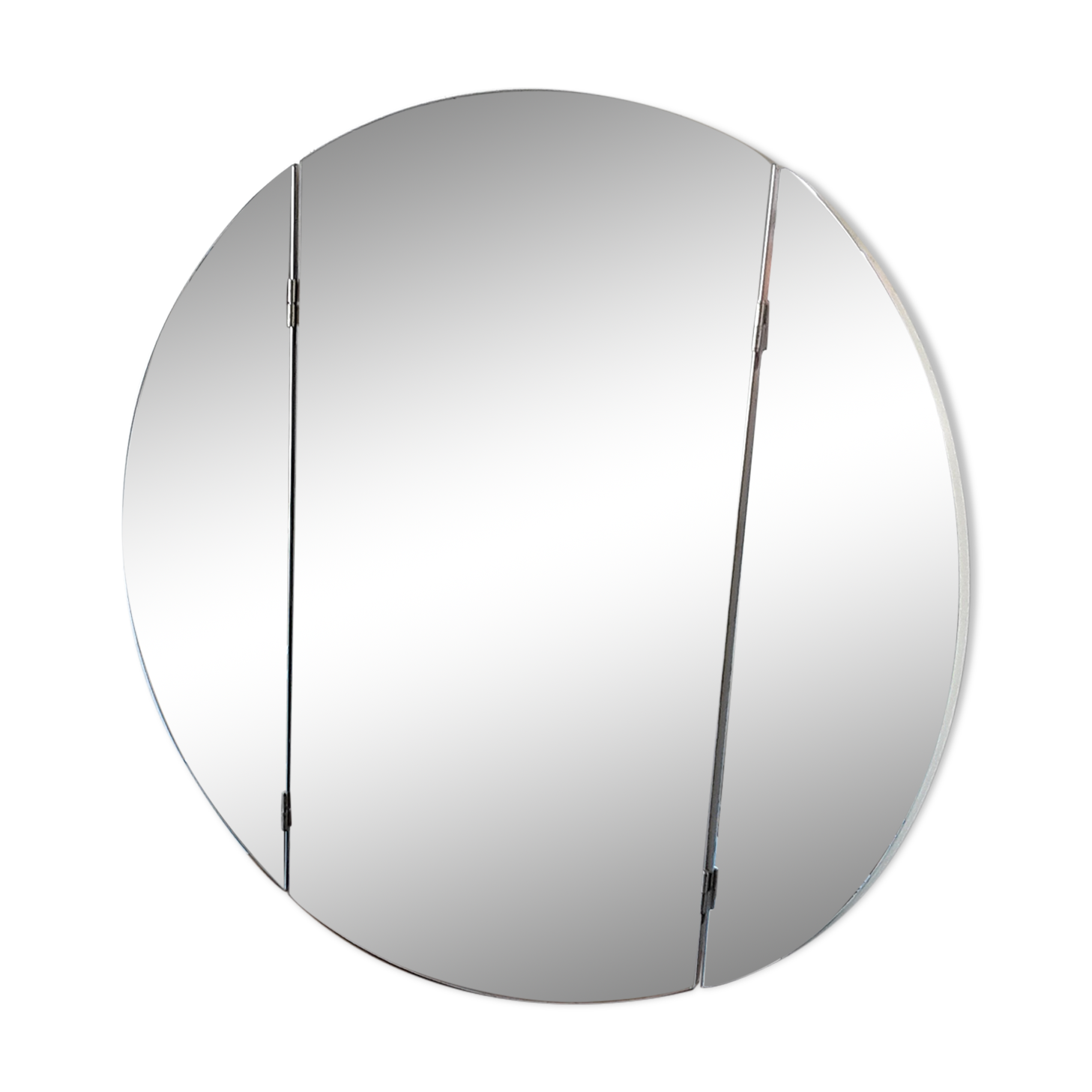 Vintage 70s round triptych 93cm