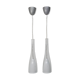 Pair of IKEA klockspel pendant lamps from 1980, cleaned and working