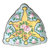 Ceramic catchall with floral Art Deco Aladdin design