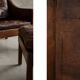 Vintage Mid-Century Danish Modern Lounge Leather Chair & Ottoman Model 2207