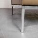 Florence Knoll two-seater in leather mod. 65 for Knoll International