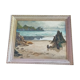 Peinture à l'huile "côte rocheuse"