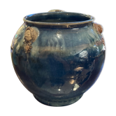 Vasque en céramique émaillée à prises anthropomorphes Raku