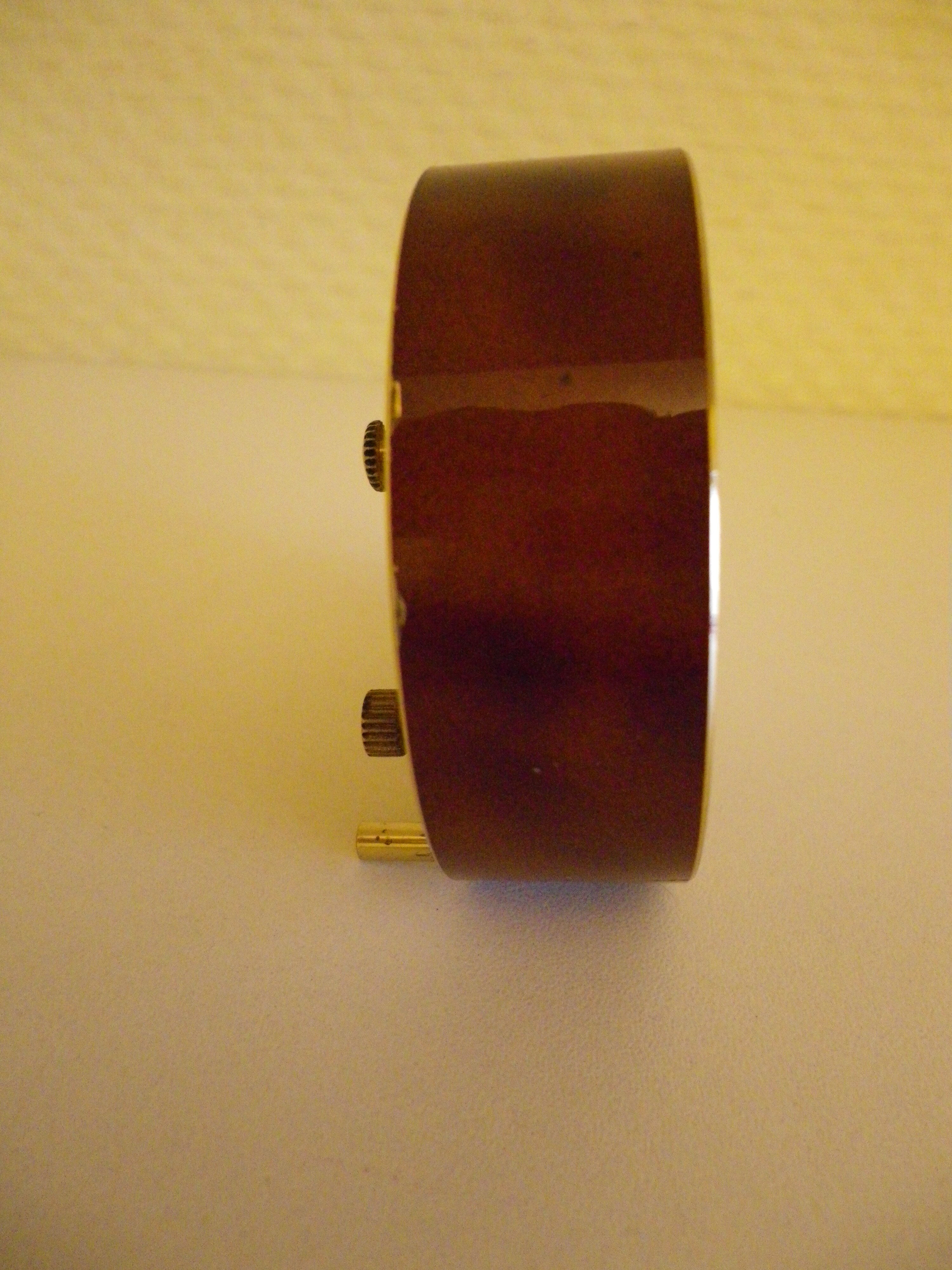 Uti clock from France - brass and lacquer - 1950s/1955