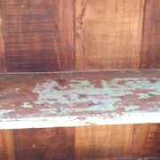 Old wooden cabinet - 2 doors and 1 drawer