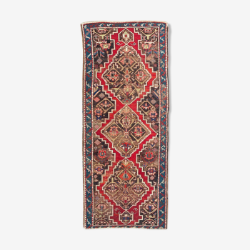 Tapis ancien caucasien karabagh fait main 115x270 cm