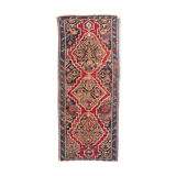 Tapis ancien caucasien karabagh fait main 115x270 cm