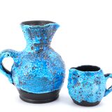 Emaux des glaciers ceramic milk jug, Atelier du Cyclops