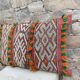 Vintage Berber wool cushion cover: Moroccan cushion, Boujad pattern