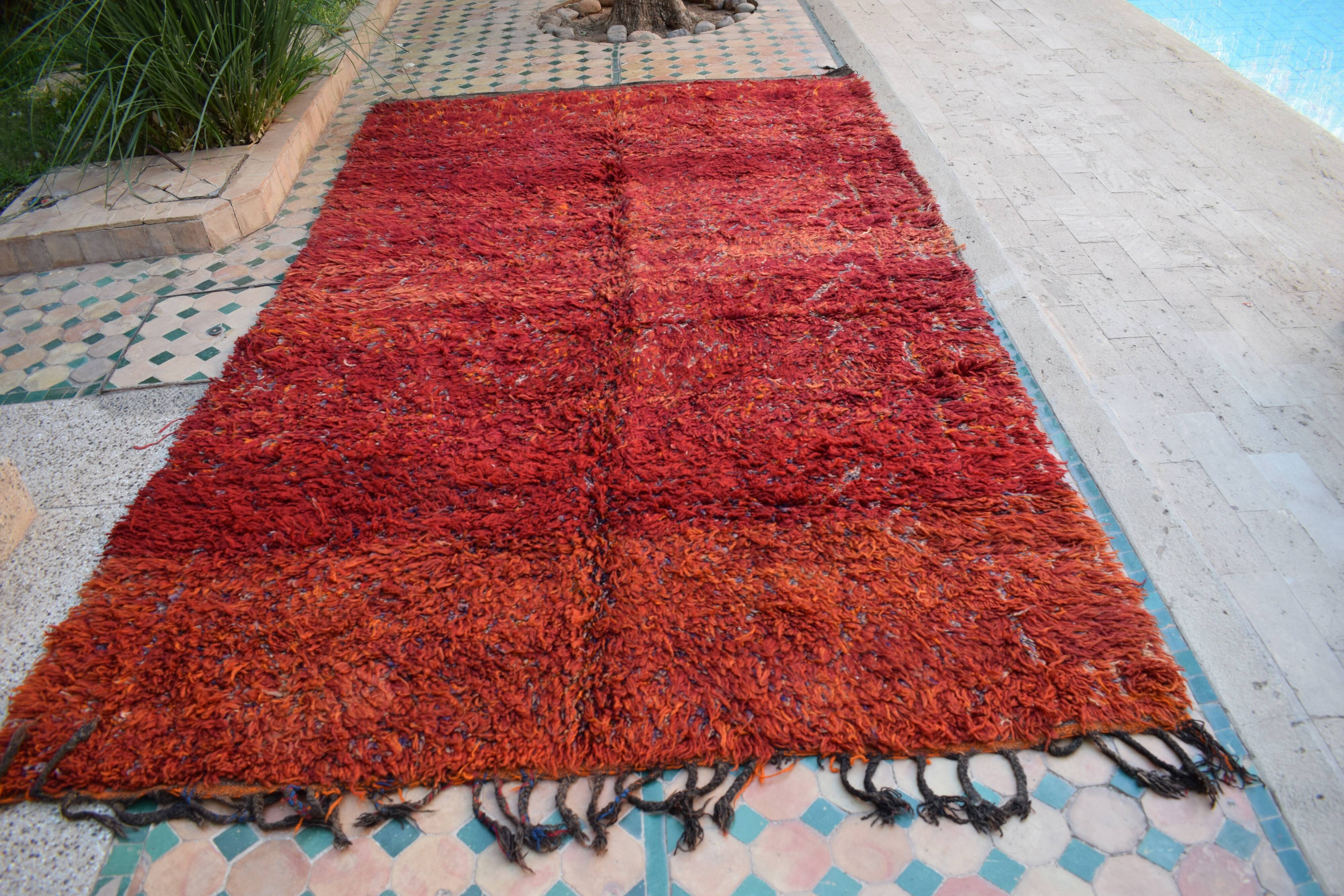 Berber rug Moroccan vintage Atlas