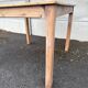 Farm table – vintage – table – rustic raw wood