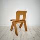 Italian mid-century ash & cane dining chair by Gigi Sabadin for Stilwood, 1972