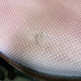 Suite of 6 Louis Philippe pink velvet chairs