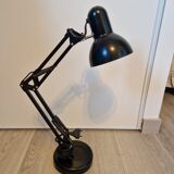 Black vintage articulated desk lamp