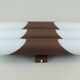 Wall lamp design klaus link for neuhaus-leuchten 1960s metal satin glass
