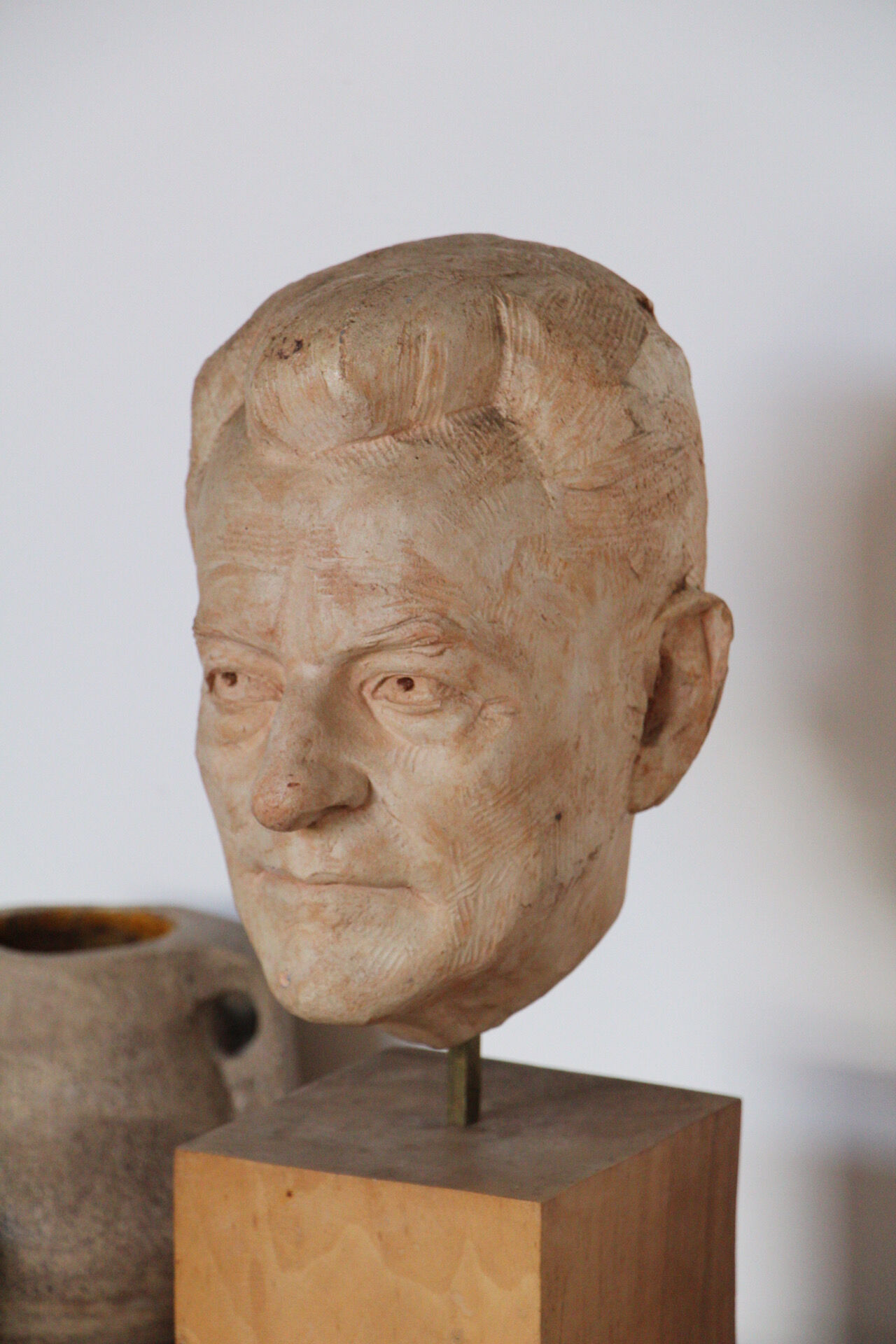 Bust of terracotta artist Nereo Quagliato 1970