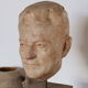 Buste d’artiste terracotta Nereo Quagliato 1970