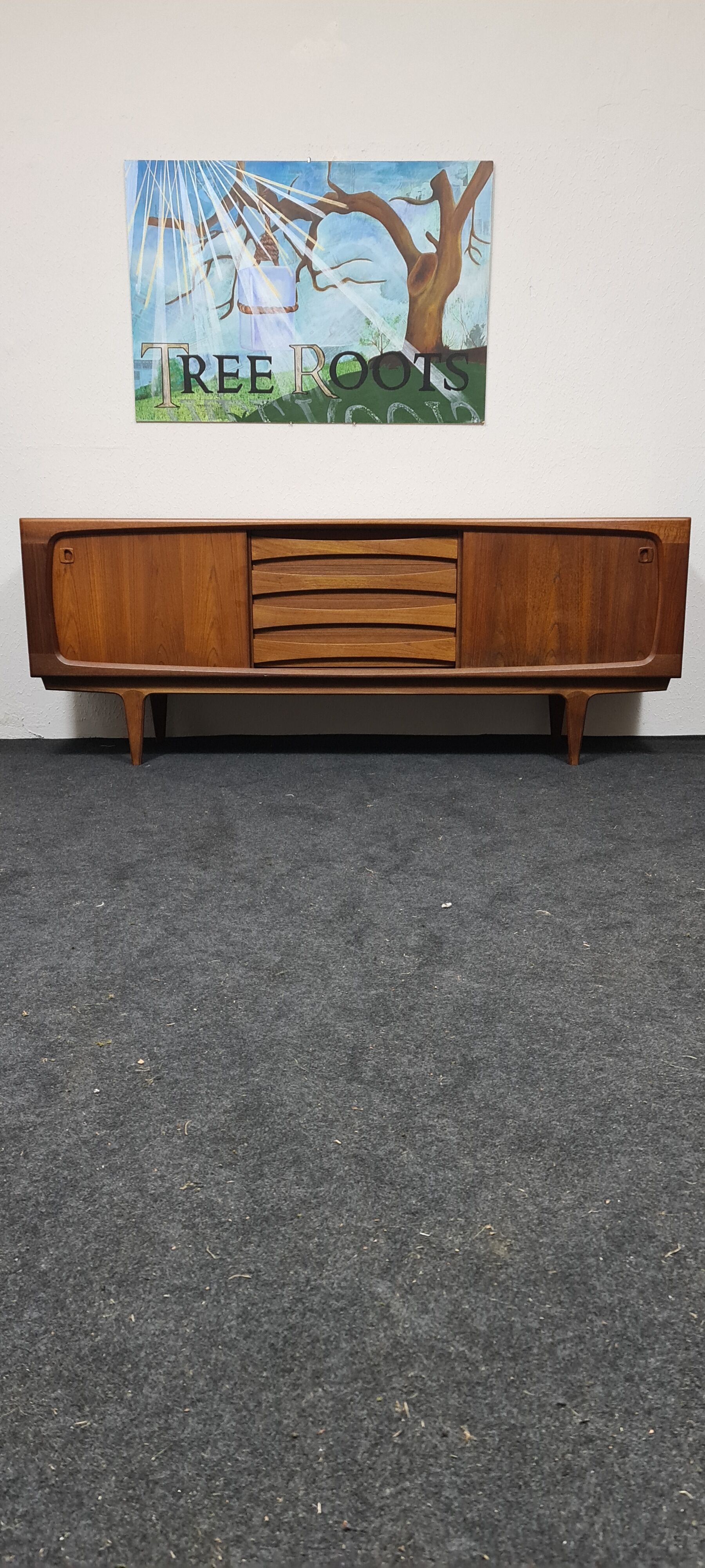 Vintage teak sideboard