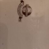 Serving dish, floral decoration, flutes, juice reservoir, English porcelain, Minton