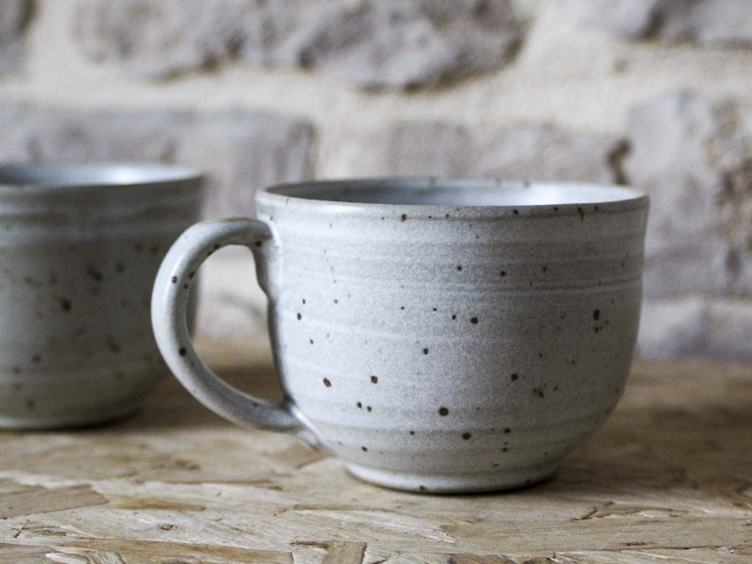 2 Gérald Pott enameled ceramic cups