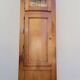 Corner glazed corner cabinet in old cherry wood 1900s