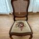 Antique Louis XV style walnut chair