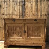 Low solid wood sideboard - large format
