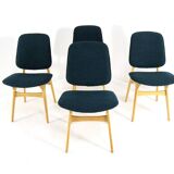 Set of 4 chairs in the style of Arne Hovmand olsen 'Bergen'
