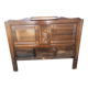 1950s oak headboard