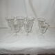 Lot 7 verres ancien sur pied