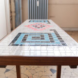 Seventies mosaic coffee table