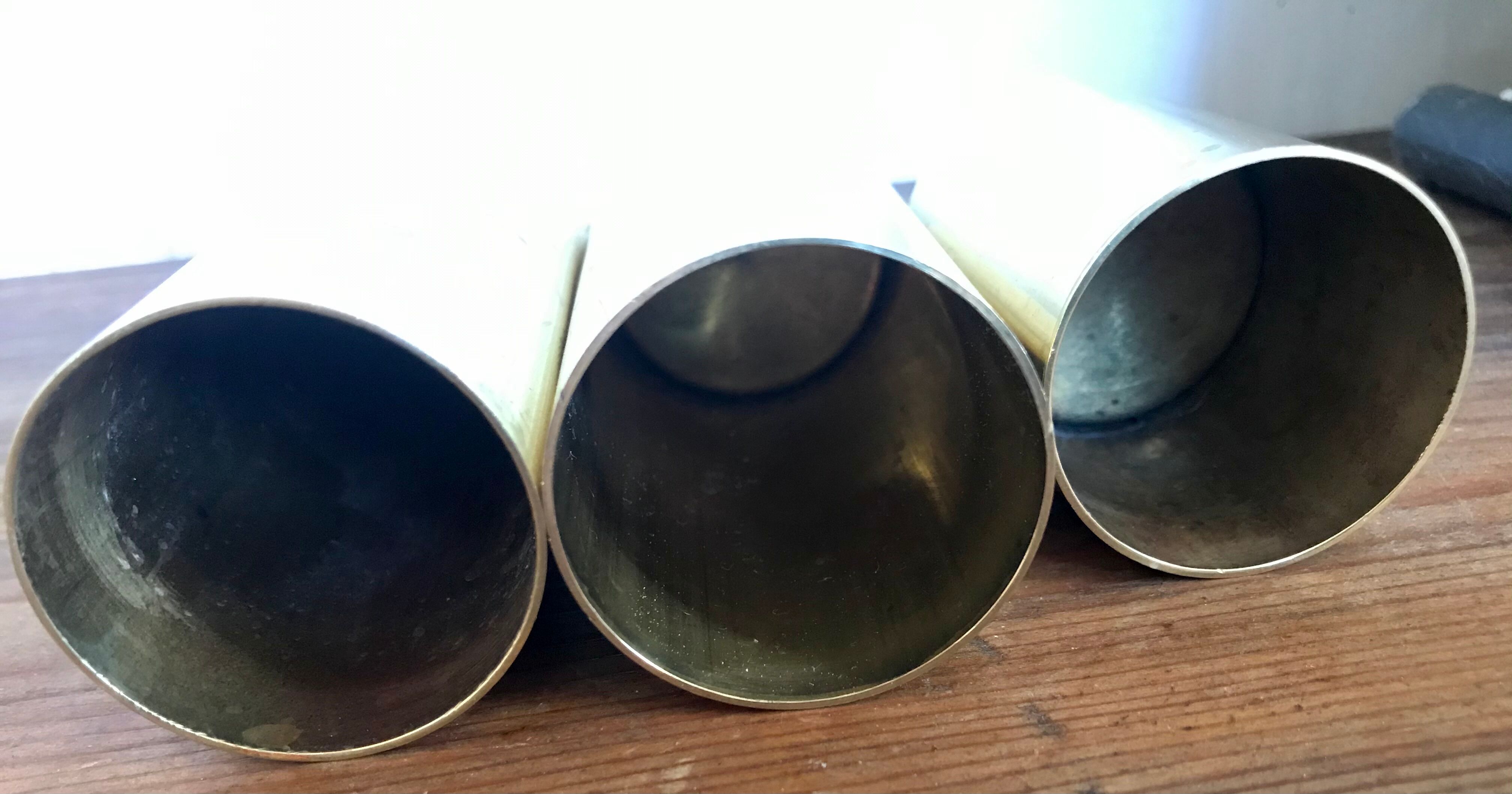 Vintage brass candlesticks