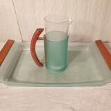 Vintage pitcher and tray