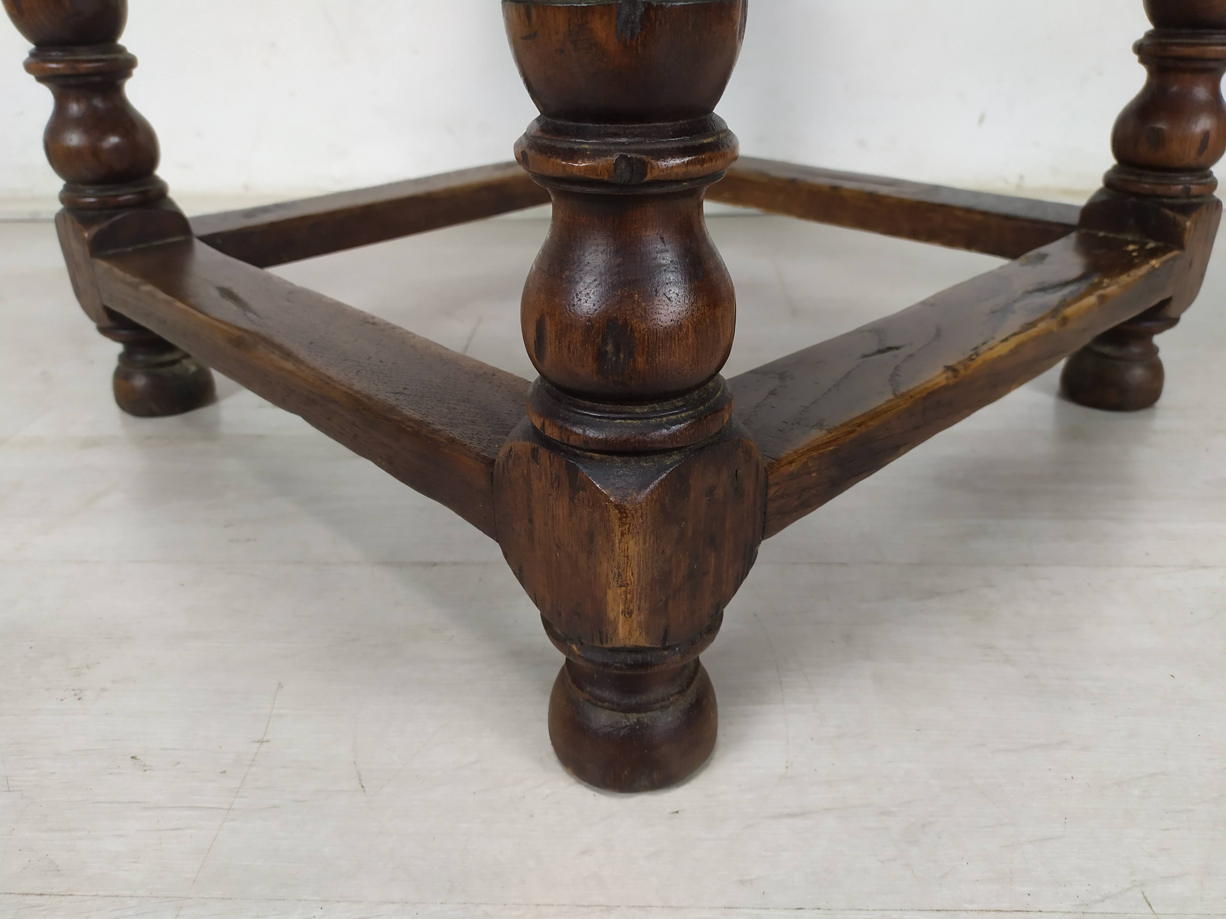 Rustic oak coffee table
