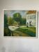 Homemade oil painting on wood