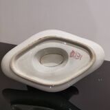 Iron earth gravy boat Moulin des Loups and Hamage Nord, red mulberry