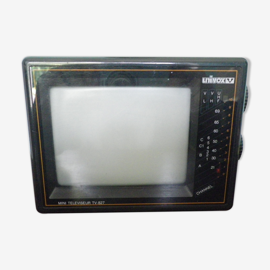 Mini téléviseur tv-827 univox de décoration, années 70/80 | Selency