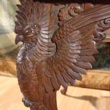 19th century carved center table