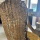Garden furniture in concrete imitation faux wood
