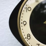 Galli vintage clock, vintage pendulum, wall clock, 60's