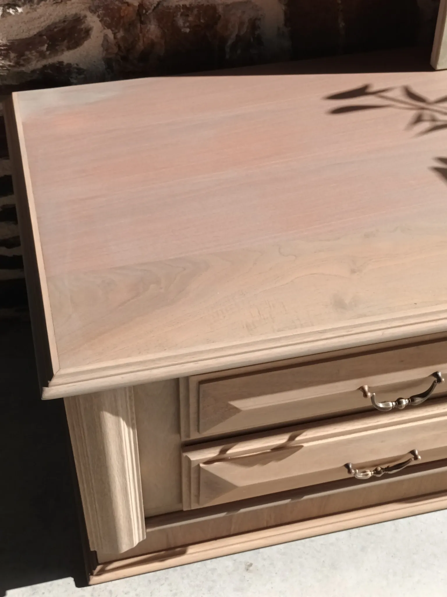 Large sideboard, TV stand, bench.
