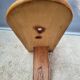 Chaise africaine bois sculpté escamotable