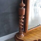 Antique tilting tabletop mirror