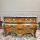 Commode tombeau En Marqueterie D’époque Régence Louis XV XVIII Eme Siècle