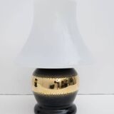 Mid-Century Modern Italian Murano Glass Mushroom Table Lamps, 1970s, Pair